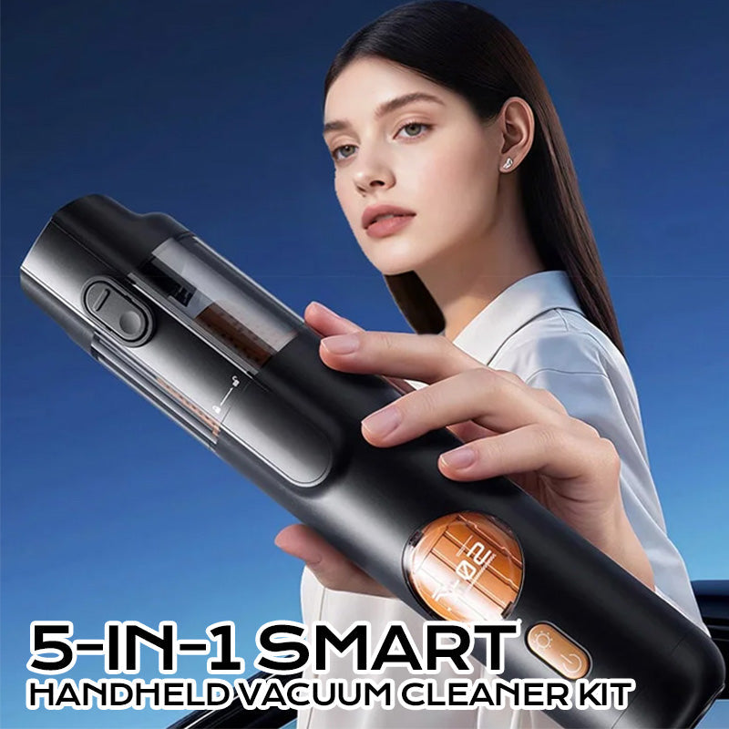 SwiftClean Handstaubsauger | Müheloses Reinigen mit 5 vielseitigen Zubehörteilen