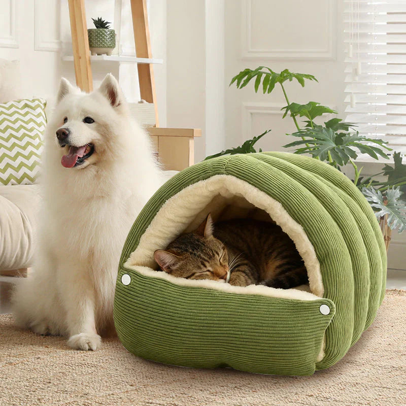 PawCozy | CutyPet Winterjacke Gemütliches Weiches Tierbett
