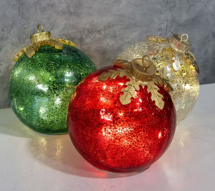 GlowSphere LED-Weihnachtskugel – Warme Sfeerverlichting mit Timerfunktion