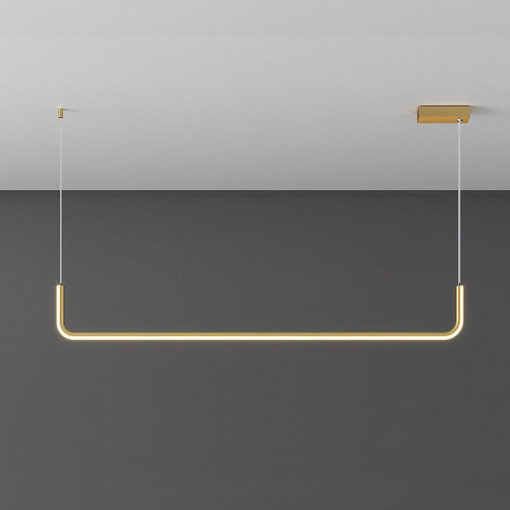 Moderne LED-Hängelampe aus Aluminium im Design Hang