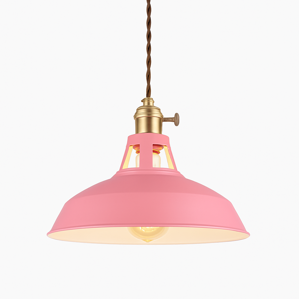 Farbige Metall-LED-Hängelampe Loft