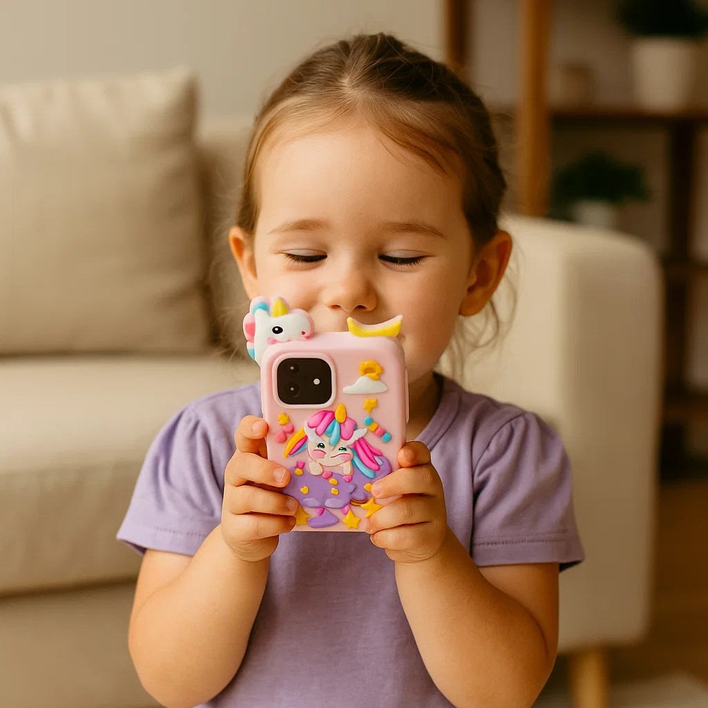 Bildungsförderndes Spielzeug für Kinder in Form eines Smartphones