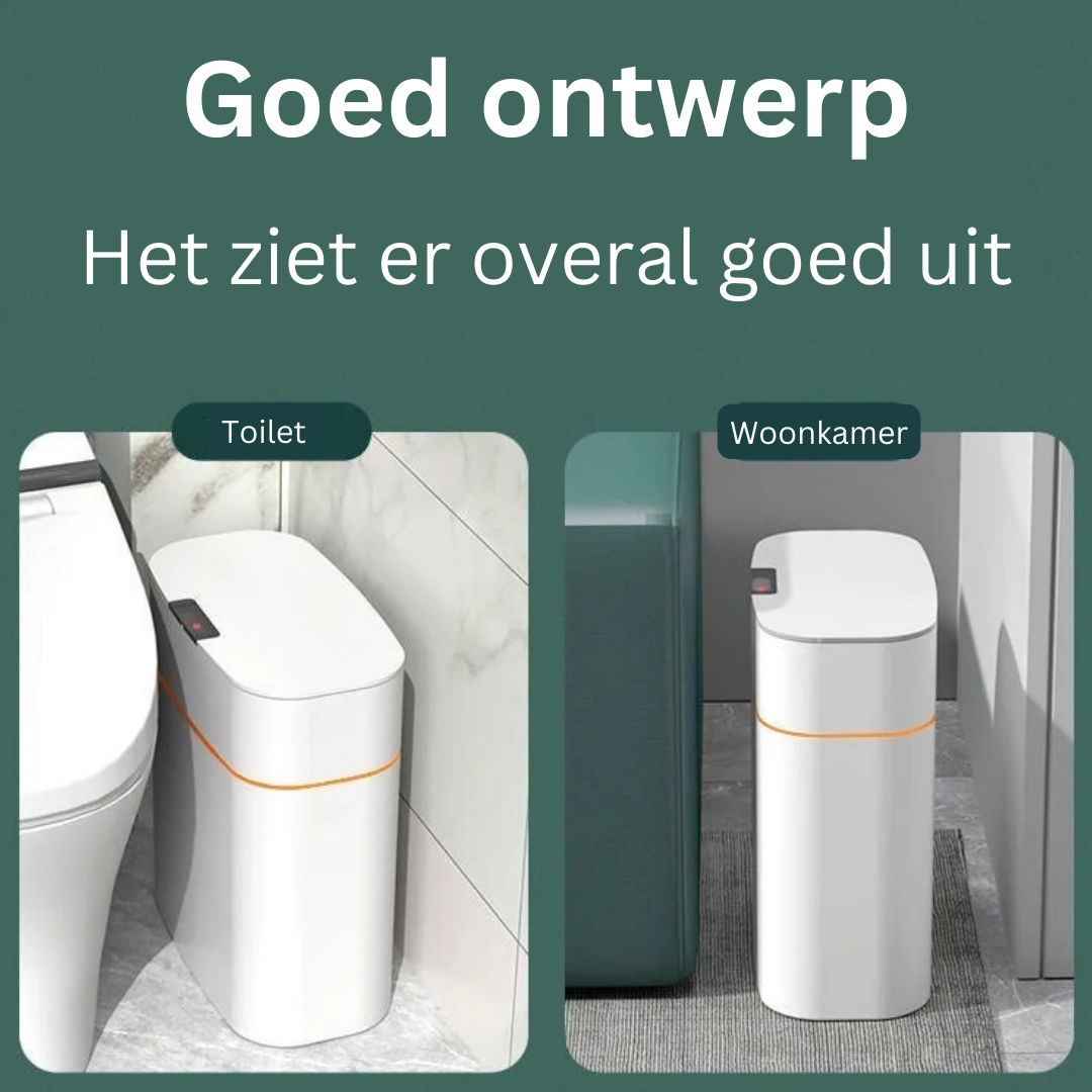 Intelligente Mülltonne | Stilvoll und mit Bewegungssensor