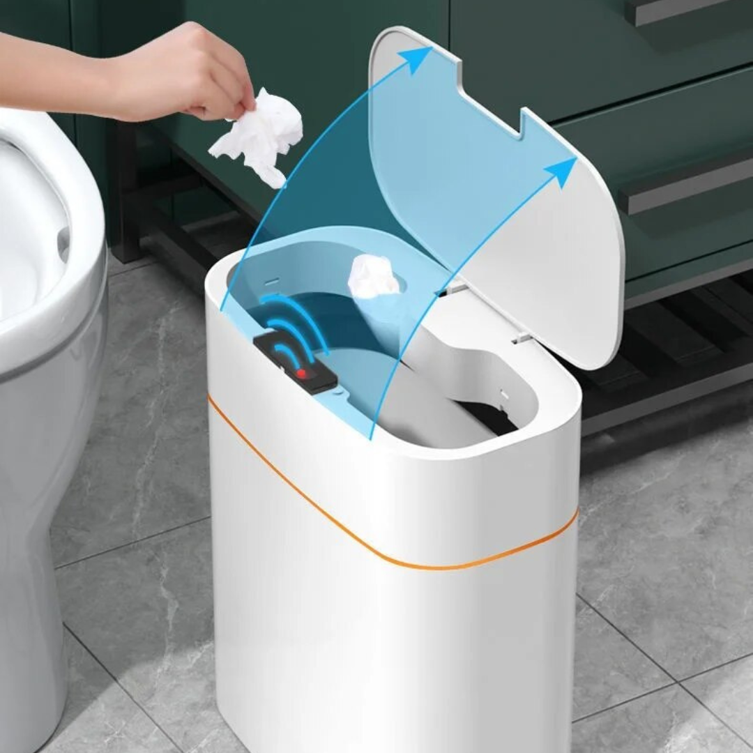 Intelligente Mülltonne | Stilvoll und mit Bewegungssensor