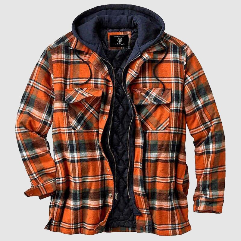 FINN | Robuste Holzfällerjacke mit warmem Innenfutter