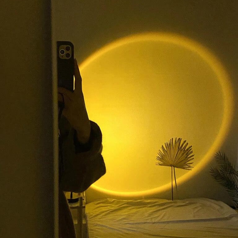 Warme Atmosphäre Tischlampe Goldene Stunde
