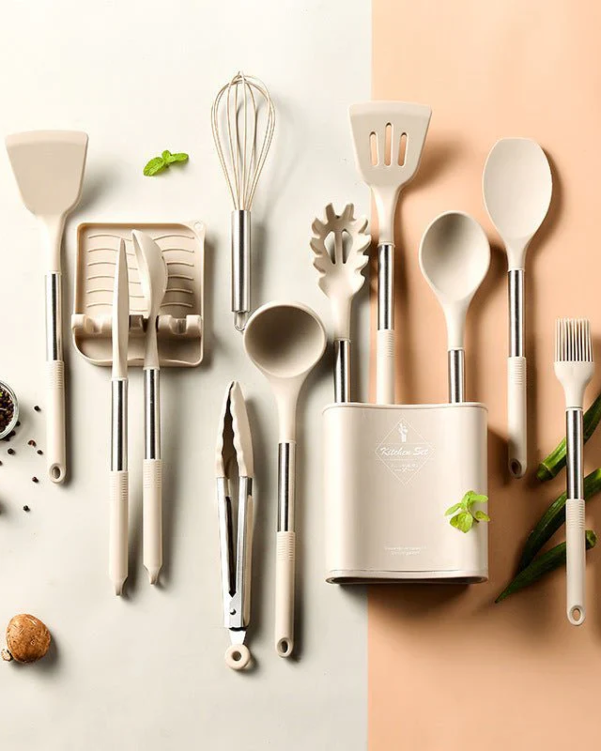 13-teiliges Nordic Silikon Utensilien Set
