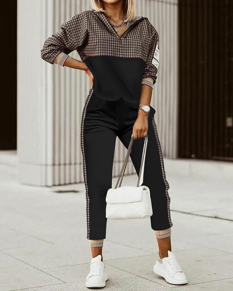 Luxe Jogginganzug Bequeme Loungewear für Frauen