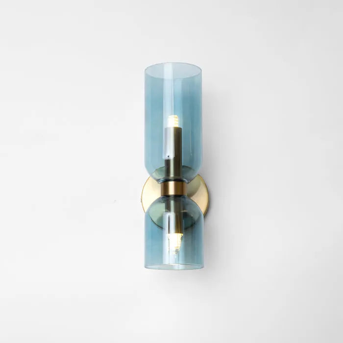 Doppeltköpfige Glas-Wandlampe LED-Wandleuchte