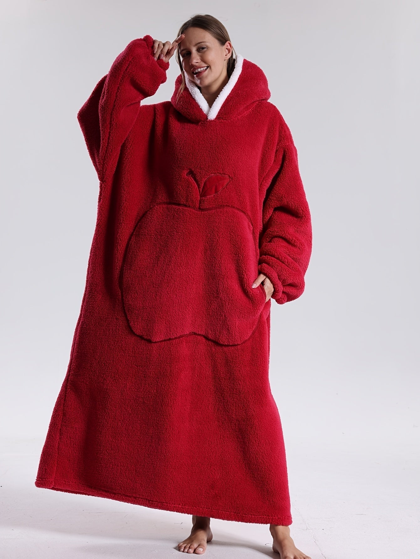 Hoodie Decke | Decke mit Ärmeln | Tragbare Decke Pullover | WärmeHood
