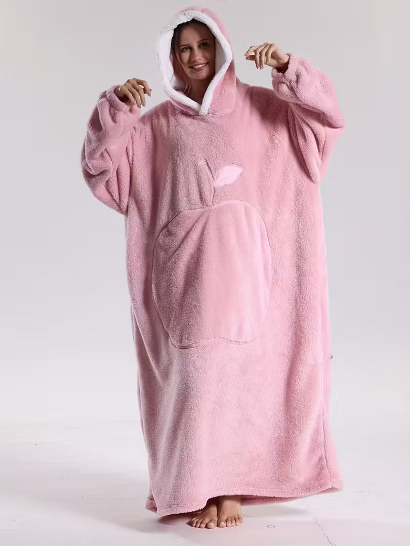 Hoodie Decke | Decke mit Ärmeln | Tragbare Decke Pullover | WärmeHood