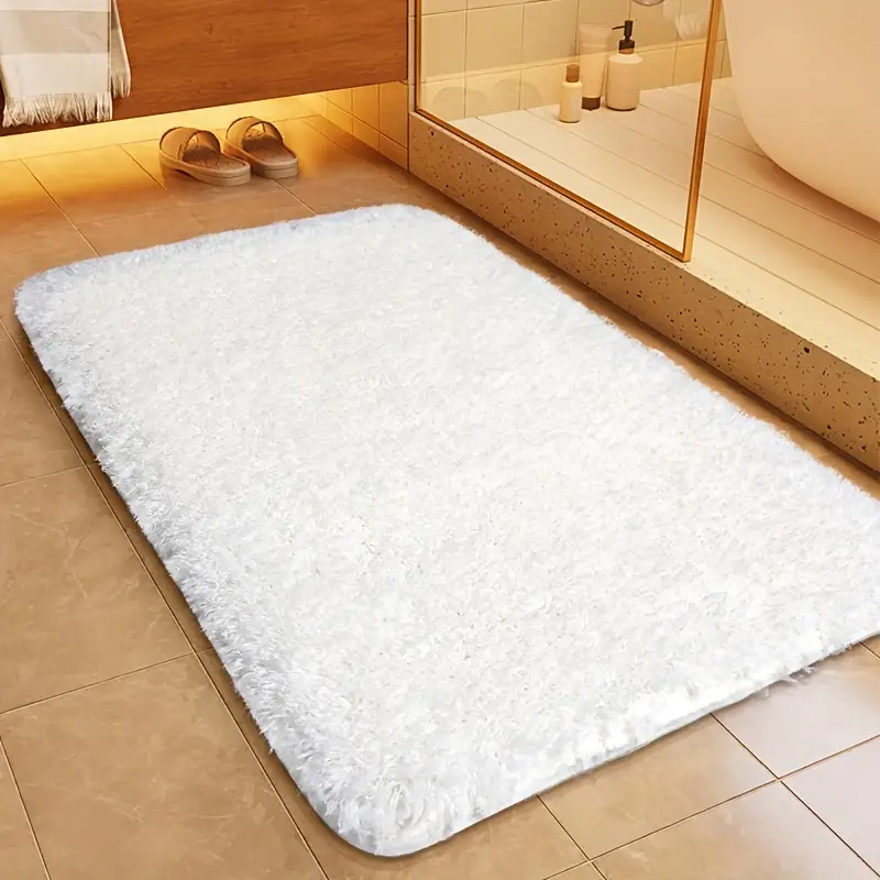 AquaComfort - Weiche und rutschfeste Badematte mit modernem Design und abgerundeten Ecken