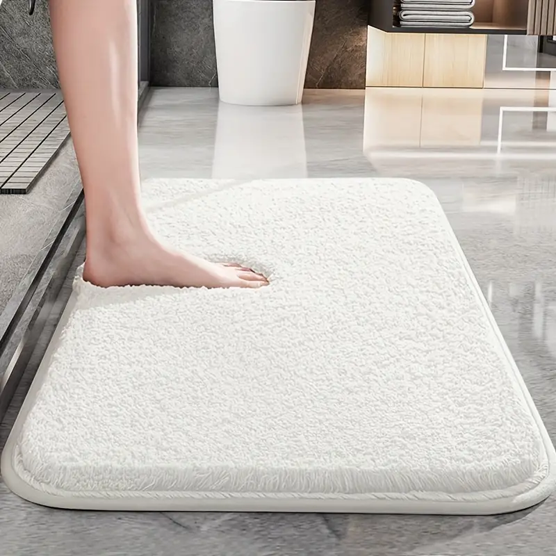 AquaComfort - Weiche und rutschfeste Badematte mit modernem Design und abgerundeten Ecken