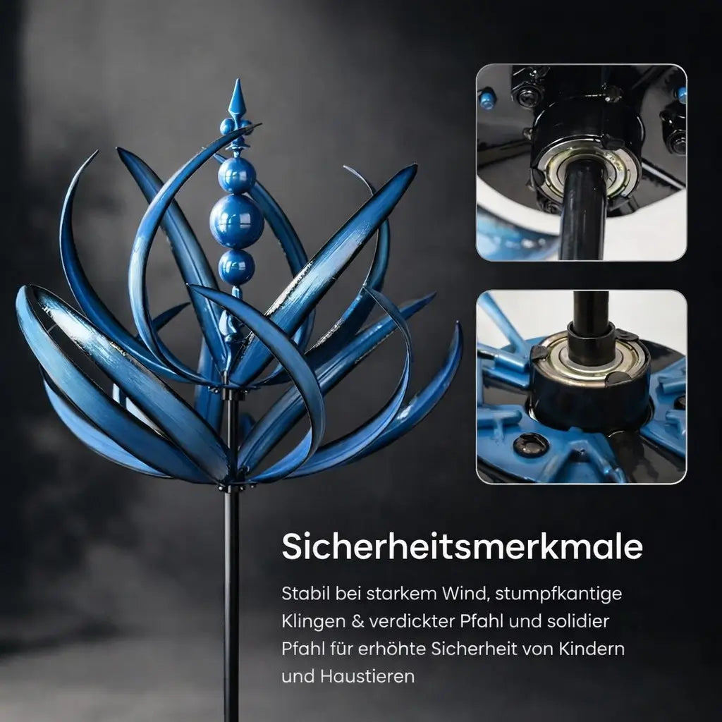 Wetterhahn aus Metall | Dekoration für Garten und Dach | FloraSpindel