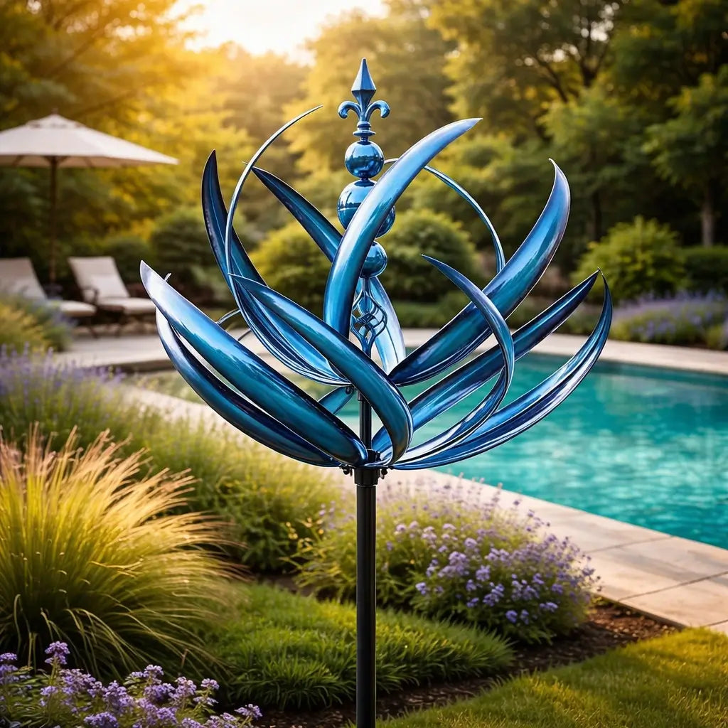 Wetterhahn aus Metall | Dekoration für Garten und Dach | FloraSpindel