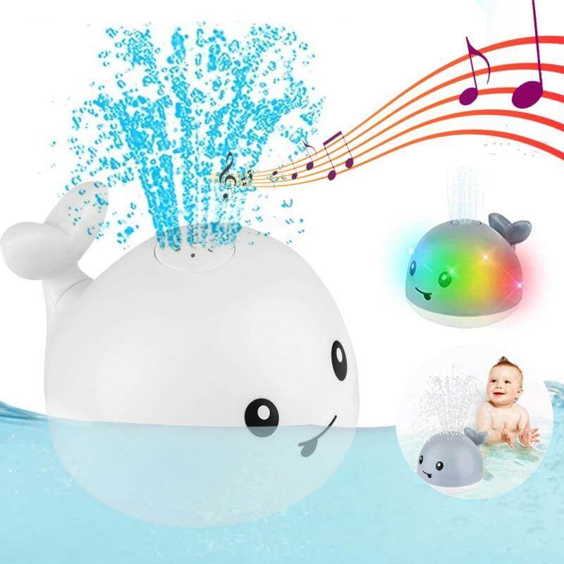 Wassersprinkler-Wal-Bade-Spielzeug