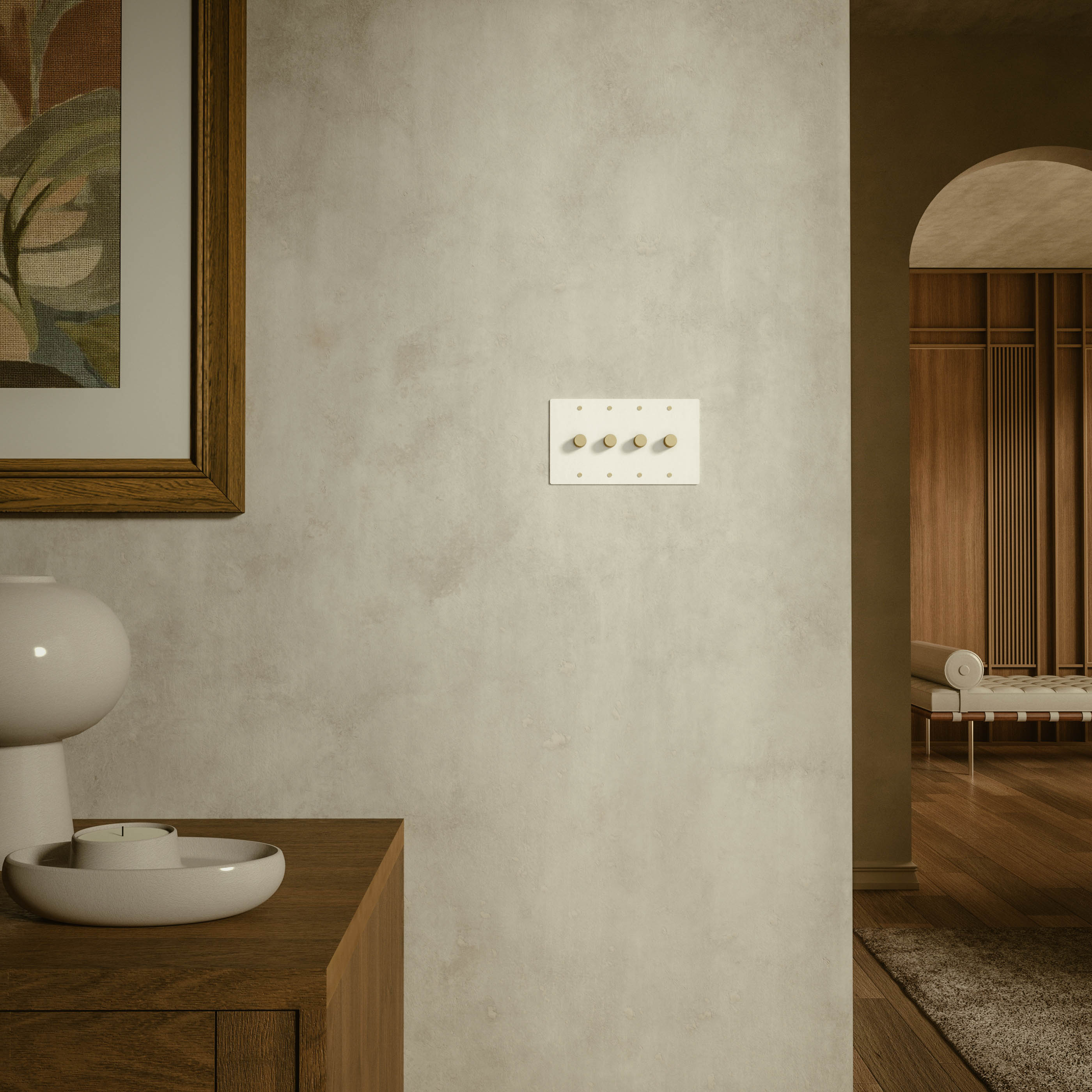 Messing Dimmer-Schalter