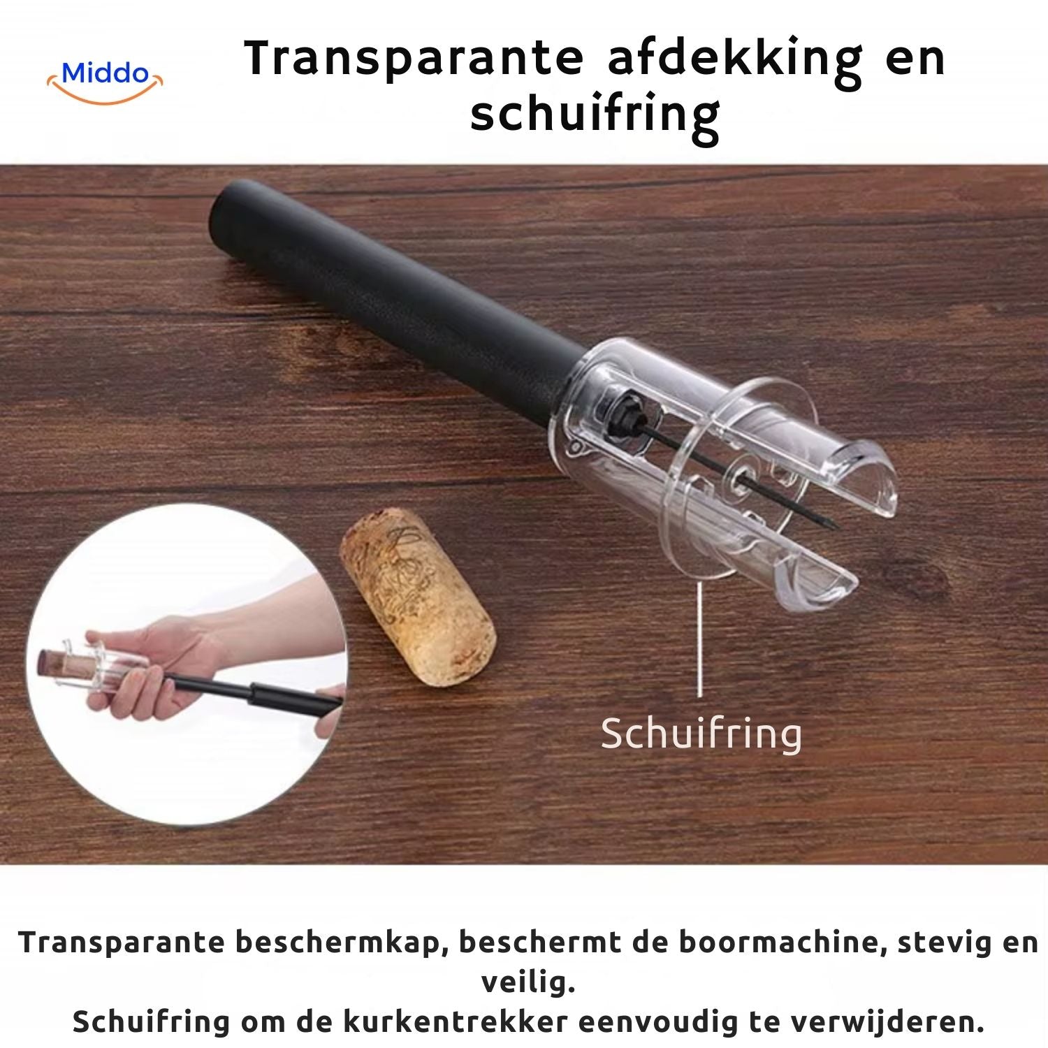 WeinLuft Öffner | Müheloses Öffnen von Weinflaschen mit Luftdruck