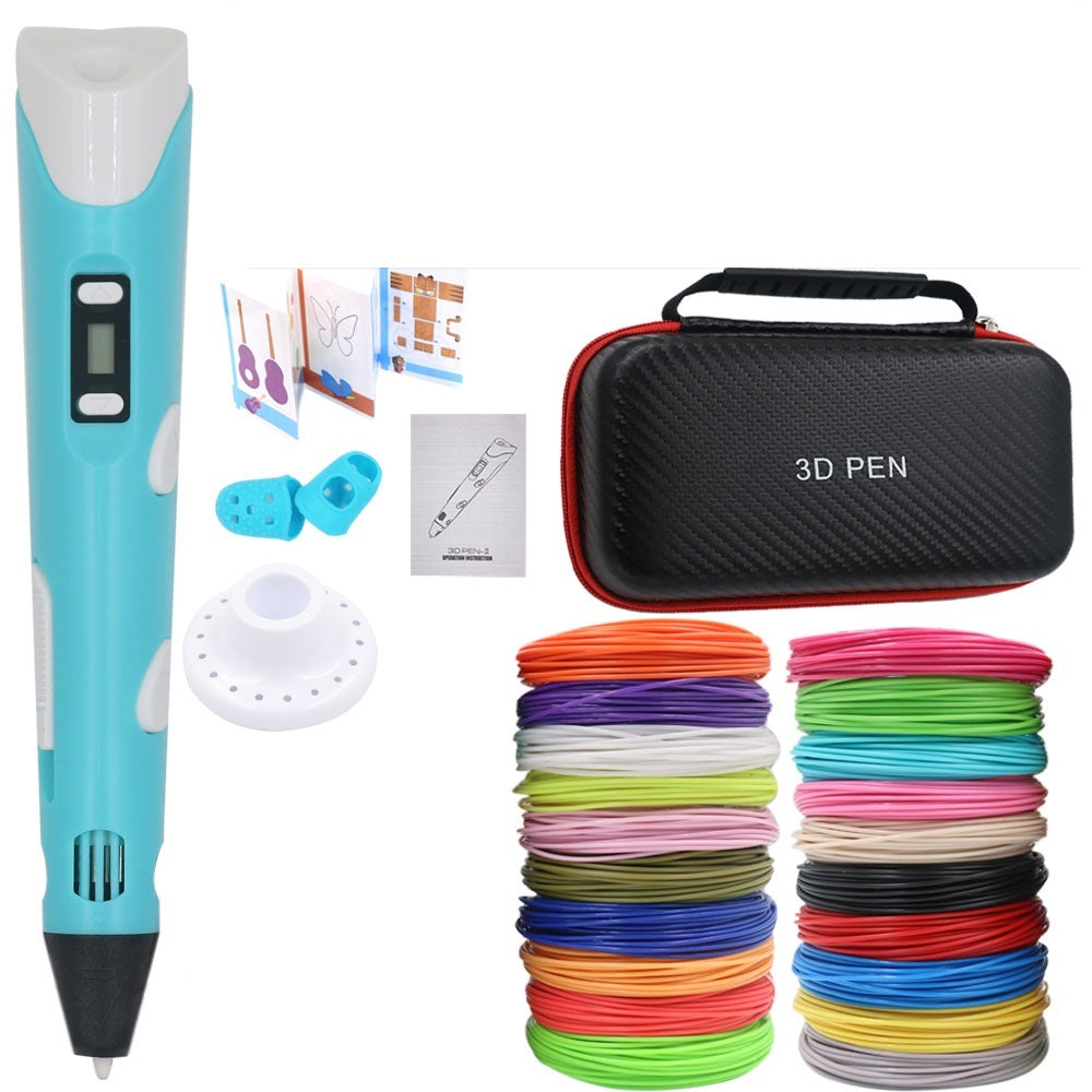 3D-Druckstift DIY-Zeichenstift mit 200M PLA-Filament, Geschenk für Kinder