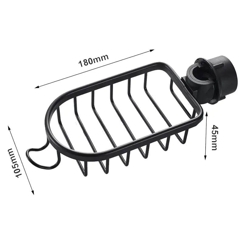 AquaGrip - Elegante Duschkabine mit sicherer Befestigung und geräumiger Aufbewahrung