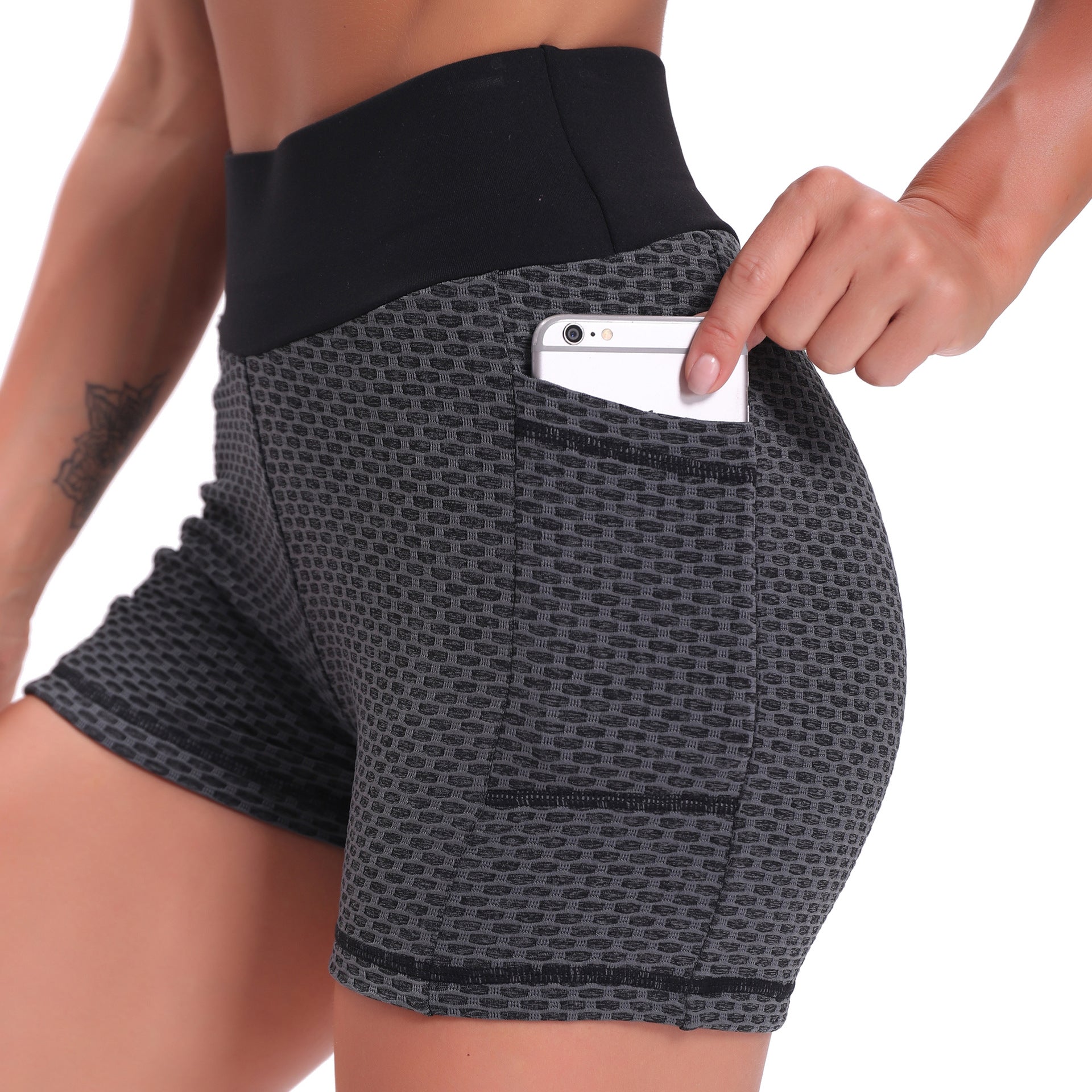 FlexFit Pro Shorts | Atmungsaktive Jacquard Yoga Shorts für Damen, heben und bieten ultimativen Komfort