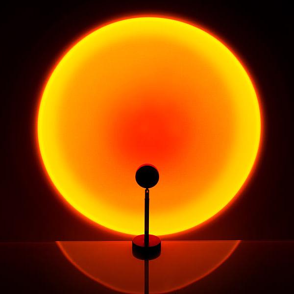Tischlampe SunsetLamp NEU – Modernes Design – Warmweiß